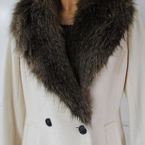Club Monaco Jacket w Faux Fur Collar
